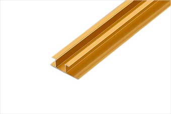 乐山航空纤维墙咔铝合金带灯中条（钛金氧化）