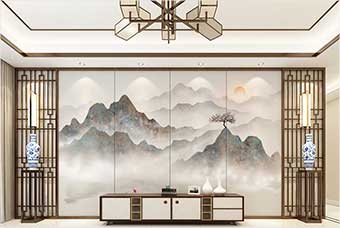 乐山森佰汇航空纤维（山水画系列）