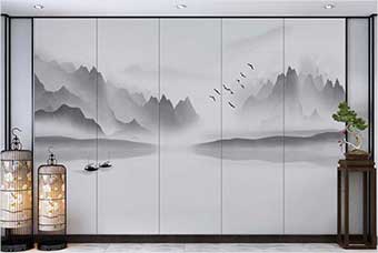 乐山森佰汇航空纤维（山水画系列）